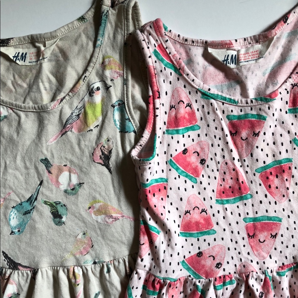 H&M Adorable cotton dresses bundle  2 for $12!!